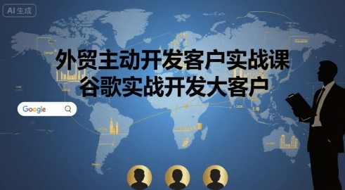 外贸主动开发客户实战课，谷歌实战开发大客户-资源云