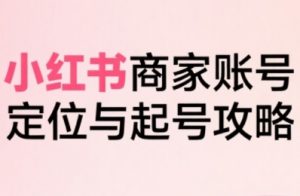 小红书电商全链路实战从定位到爆单,系统拆解小红书商家起号全流程-资源云