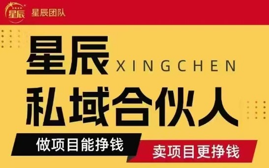 全网首发星辰私域项目合集，最新实操玩法，短期快速实现变现-资源云