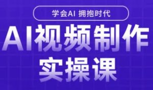 白羊老师-Ai视频制作实操课-资源云