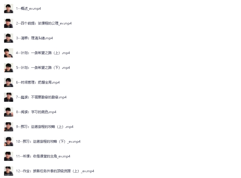 小学初中高中生以及家长必读[高效学习之路 47节课][Mp4][24GB]-资源云