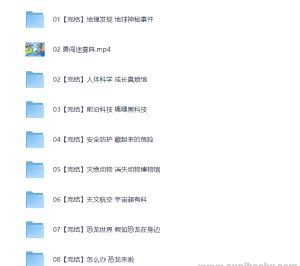 全集 超有趣的生存主题和国内冷门的X教育知识科普-资源云