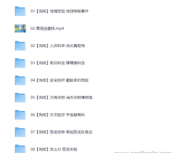 全集 超有趣的生存主题和国内冷门的X教育知识科普-资源云