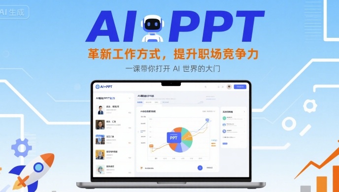 AI+PPT：革新工作方式，提升职场竞争力，一课带你打开 AI 世界的大门-资源云