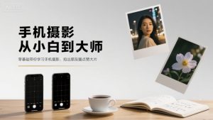 手机摄影从小白到大师,零基础带你学习手机摄影,拍出朋友圈点赞大片-资源云