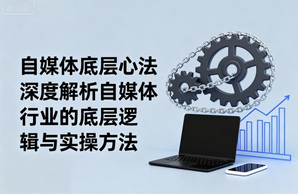 自媒体底层心法，深度解析自媒体行业的底层逻辑与实操方法-资源云