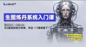 LibLibAI哩布哩布生图炼丹系统入门课,从生图到炼丹,只学这一门就够了-资源云