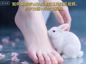 如何用即梦ai生成爆款玉足美足视频，即梦出图+即梦出视频，快速涨粉-资源云
