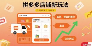 拼多多店铺新玩法，代发供应链上拼玩法-资源云