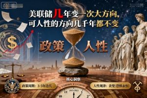 付费文章:美联储几年变一次大方向,可人性的方向几千年都不变-资源云