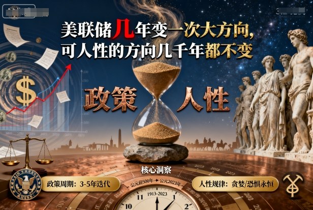 付费文章：美联储几年变一次大方向，可人性的方向几千年都不变-资源云
