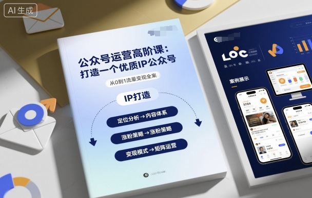 公众号运营高阶课，打造一个优质IP公众号-资源云