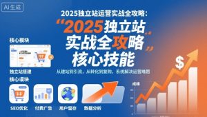 2025独立站运营实战全攻略，一站式掌握独立站运营核心技能-资源云