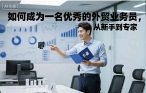 如何成为一名优秀的外贸业务员,从新手到专家-资源云