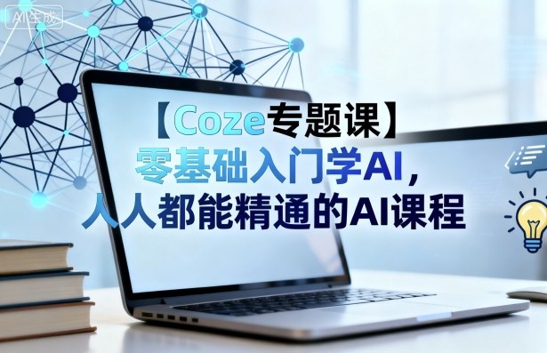 【Coze专题课】零基础入门学AI，人人都能精通的AI课程-资源云