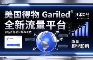 美国得物Gariled技术实战,全新流量平台实战干货,即学即用-资源云