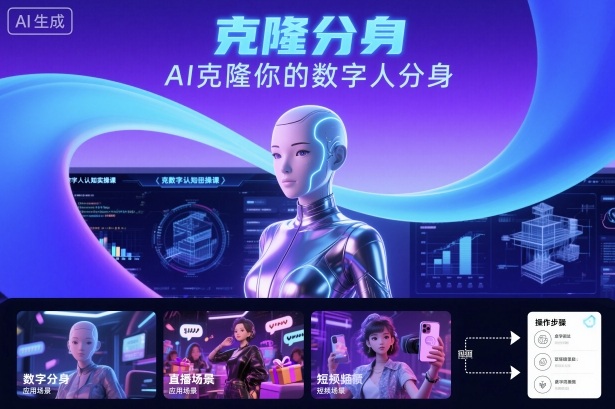 AI数字人认知实操课，克隆你的数字人分身-资源云