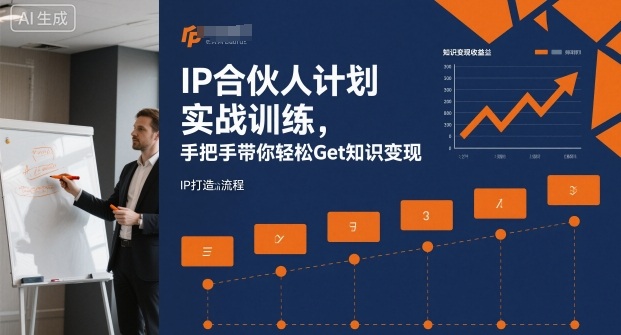 IP合伙人计划实战训练，手把手带你轻松Get知识变现-资源云