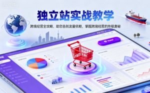 独立站实战教学,跨境经营全攻略,助您告别流量依赖,掌握跨境经营的终极奥-资源云