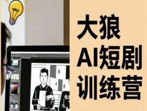 大狼AI短剧训练营-短剧课程(更新中)-资源云
