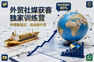外贸社媒获客独家训练营,外贸新模式,快速做外贸-资源云
