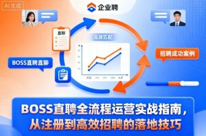 BOSS直聘全流程运营实战指南，从注册到高效招聘的落地技巧-资源云