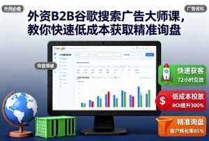 外资B2B谷歌搜索广告大师课,教你快速低成本获取精准询盘-资源云