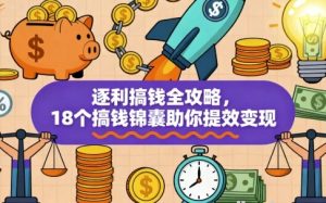 逐利搞钱全攻略 18个搞钱锦囊助你提效变现-资源云