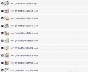 【教辅动画】跟着成语去旅游196集全(千年古都76集+文化名城120集)-资源云