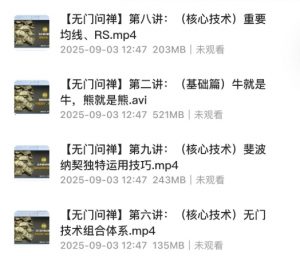 股票投资教程【无门问禅】无门问禅经典趋势操盘术《十倍趋势牛股战法》5G-资源云