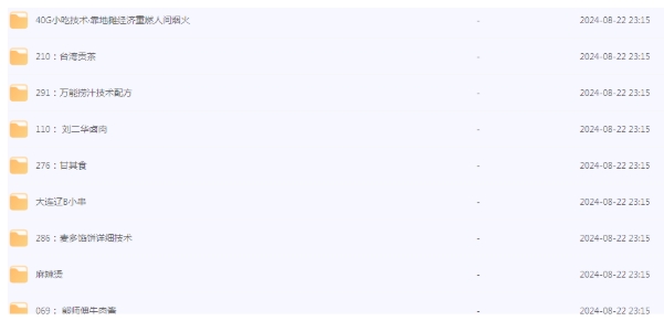 摆摊+家用 500多个小吃配方-资源云