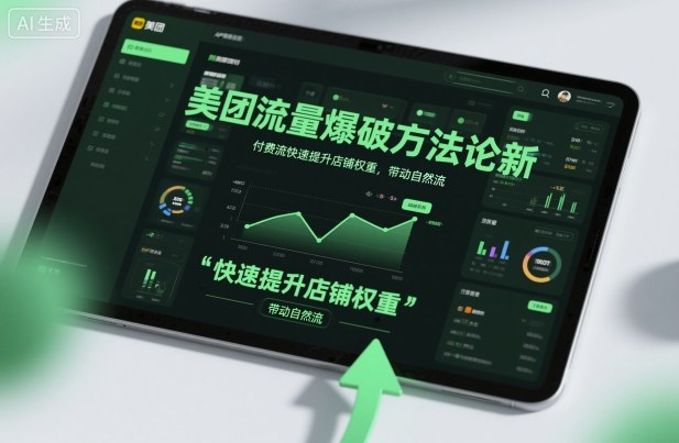 美团流量爆破方法论，付费流快速提升店铺权重，带动自然流-资源云