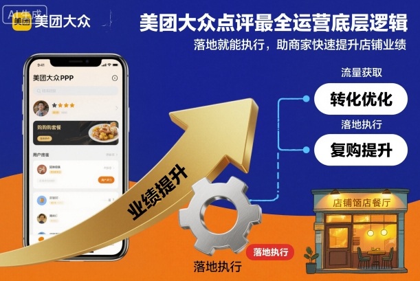 美团大众点评最全运营底层逻辑，落地就能执行，助商家快速提升店铺业绩-资源云