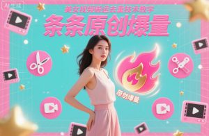 美女视频搬运去重技术教学，条条原创爆量-资源云