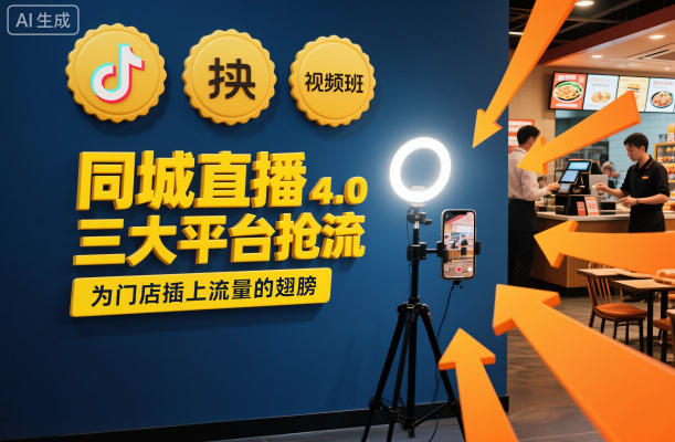 同城直播实操班4.0，三大平台抢流，为门店插上流量的翅膀-资源云