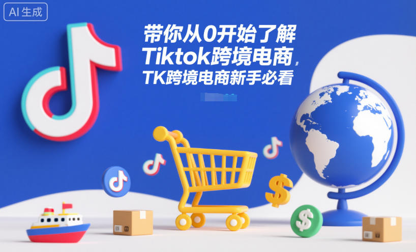 带你从0开始了解Tiktok跨境电商，TK跨境电商新手必看-资源云