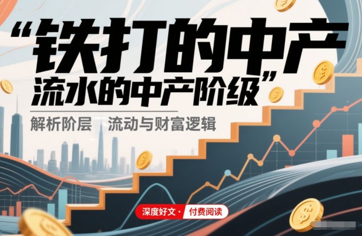 付费文章：铁打的中产，流水的中产阶级-资源云