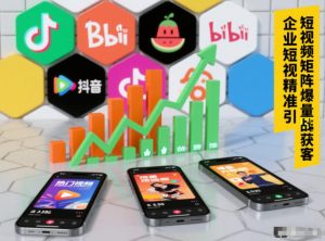 企业短视频精准引流矩阵获客，短视频矩阵爆量战法-资源云