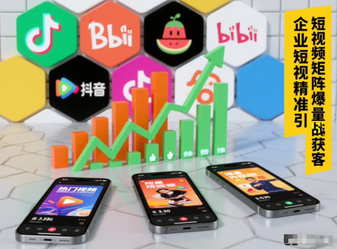 企业短视频精准引流矩阵获客，短视频矩阵爆量战法-资源云