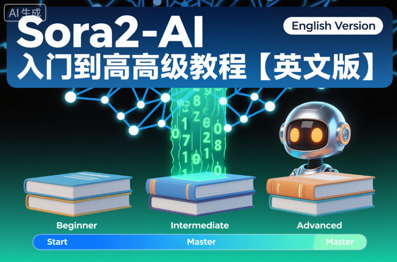 Sora2-AI入门到高级教程【英文版】-资源云