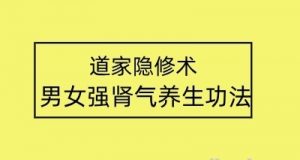 【莲诺】道家隐修术男女强肾气养生功法-资源云