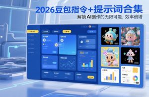 2026豆包指令+提示词合集，解锁AI创作的无限可能，效率倍增-资源云