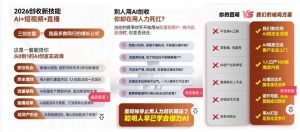 2026创收新技能AI+短视频+直播,用AI爆改生意,这是一套能陪你从0到1的AI创富实战课-资源云