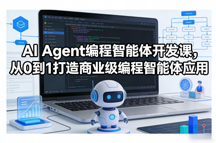 AI Agent编程智能体开发课，从0到1打造商业级编程智能体应用-资源云