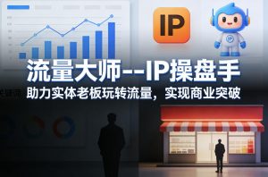 流量大师—IP操盘手,助力实体老板玩转流量,实现商业突破-资源云
