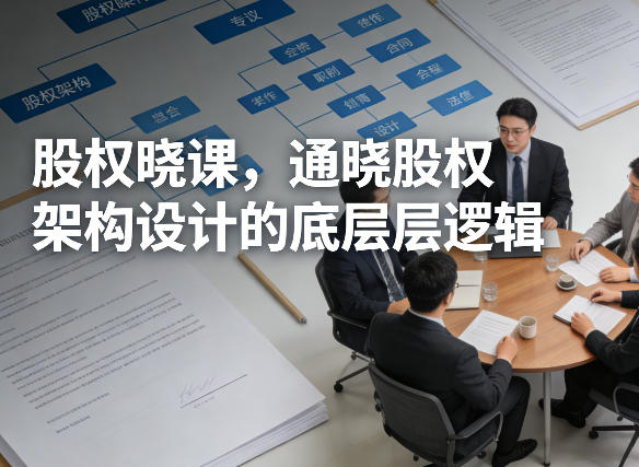 股权晓课，通晓股权架构设计的底层逻辑-资源云