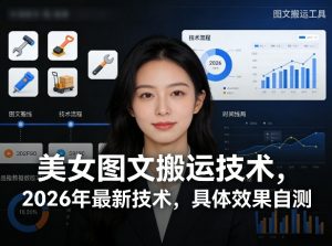 美女图文搬运技术，2026年最新技术，具体效果自测-资源云