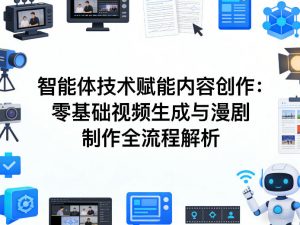AI智能体技术赋能内容创作:零基础视频生成与漫剧制作全流程解析-资源云