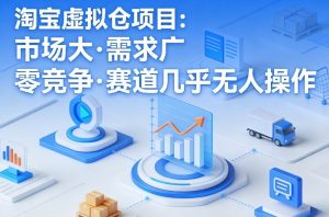 淘宝虚拟仓项目,市场大,需求广,零竞争,赛道几乎没人操作-资源云