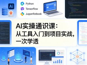 AI实操通识课，从工具入门到项目实战，一次学透-资源云